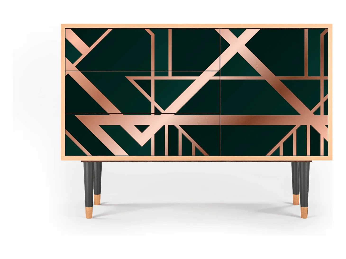 Aparador - 115х84х41 cm - S3 - Emerald Gatsby, Nogal