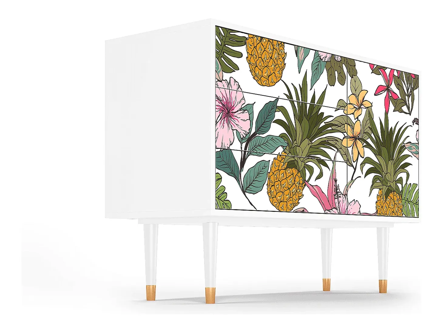 Aparador - 115х84х41 cm - S3 - Estival Fruit, Blanco