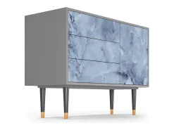 Aparador - 115х84х41 cm - S3 - Feather Ice, Gris