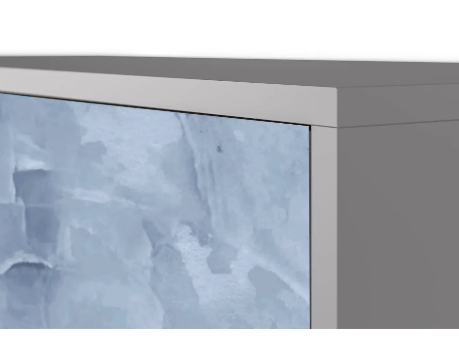 Aparador - 115х84х41 cm - S3 - Feather Ice, Gris