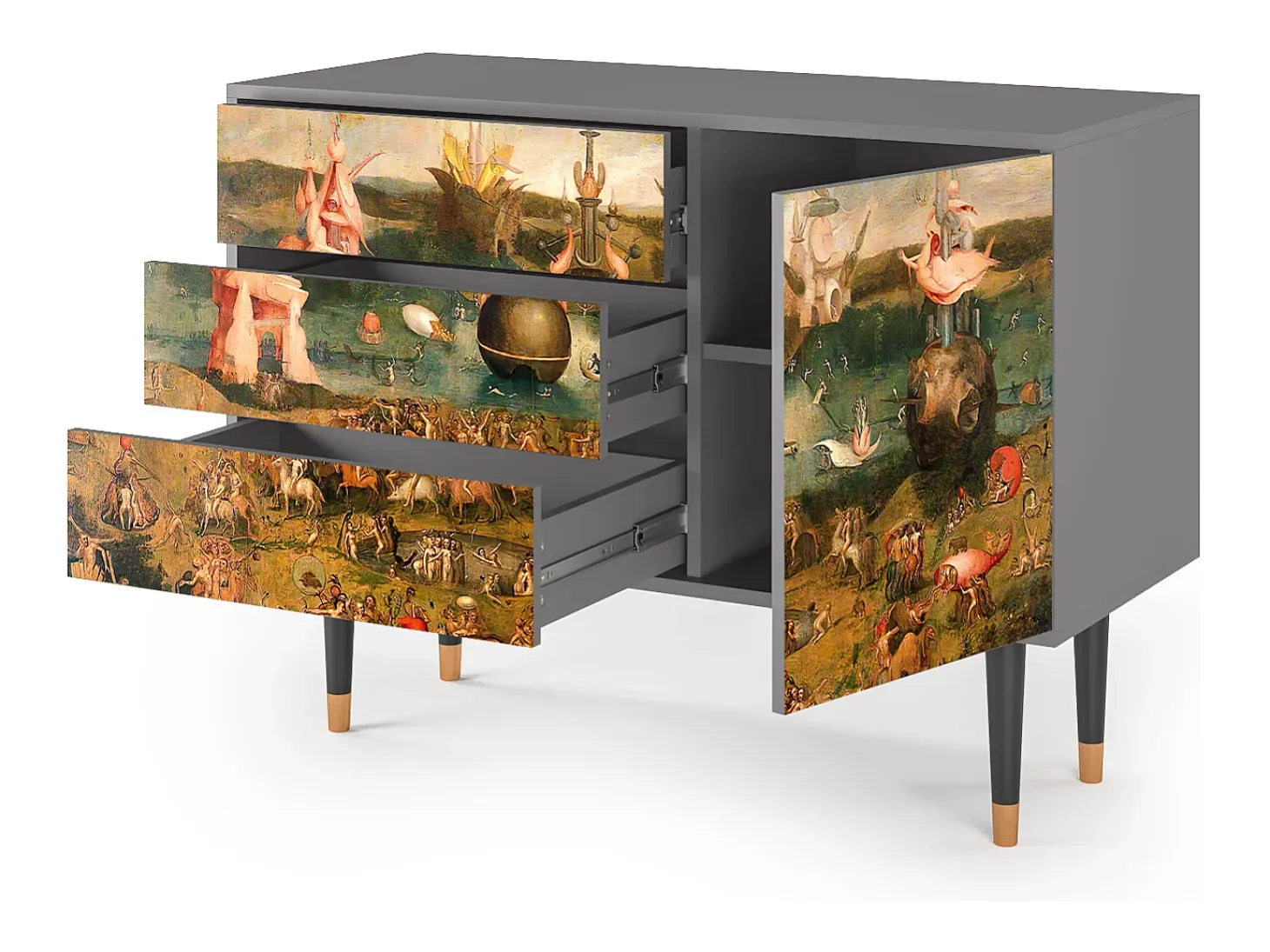 Aparador - 115х84х41 cm - S3 - Garden of Delights , Gris