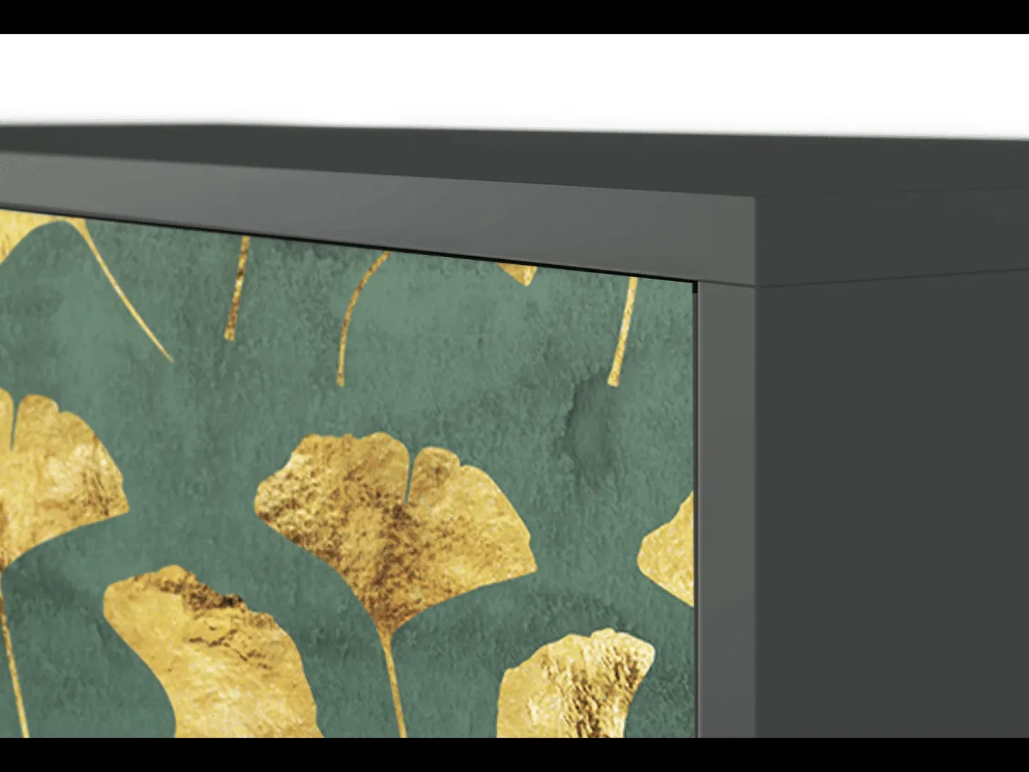 Aparador - 115х84х41 cm - S3 - Gingko leaves, Antracita