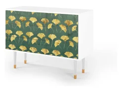 Aparador - 115х84х41 cm - S3 - Gingko leaves, Blanco
