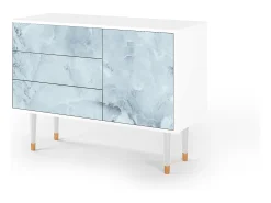 Aparador - 115х84х41 cm - S3 - Glacial Colour, Blanco