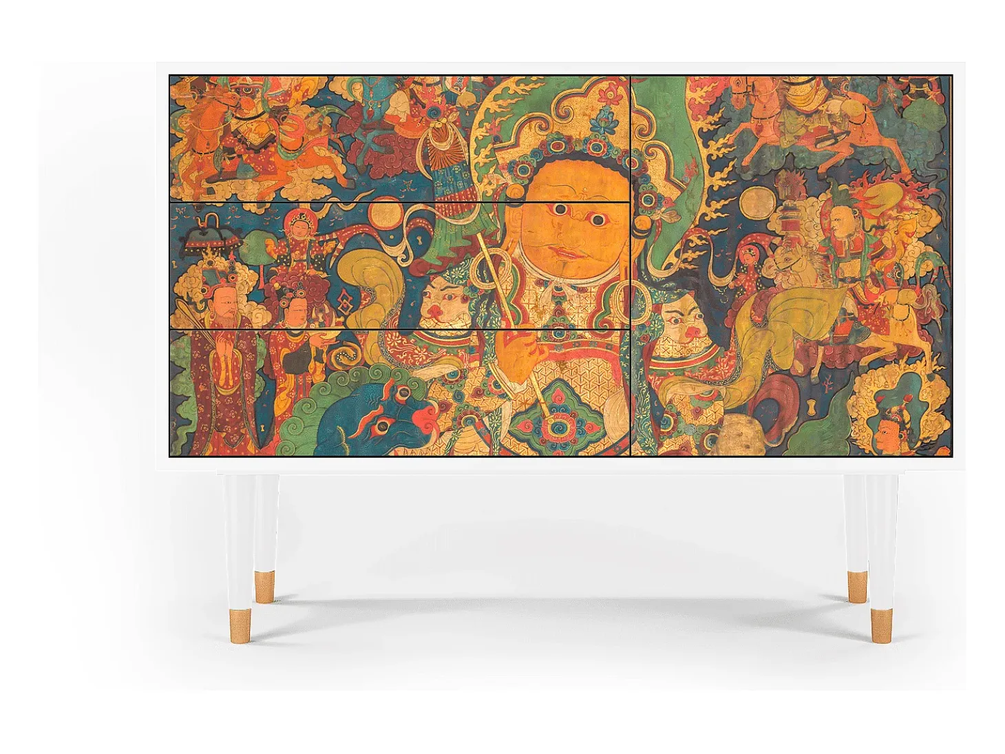 Aparador - 115х84х41 cm - S3 - God by Vaisravana , Blanco