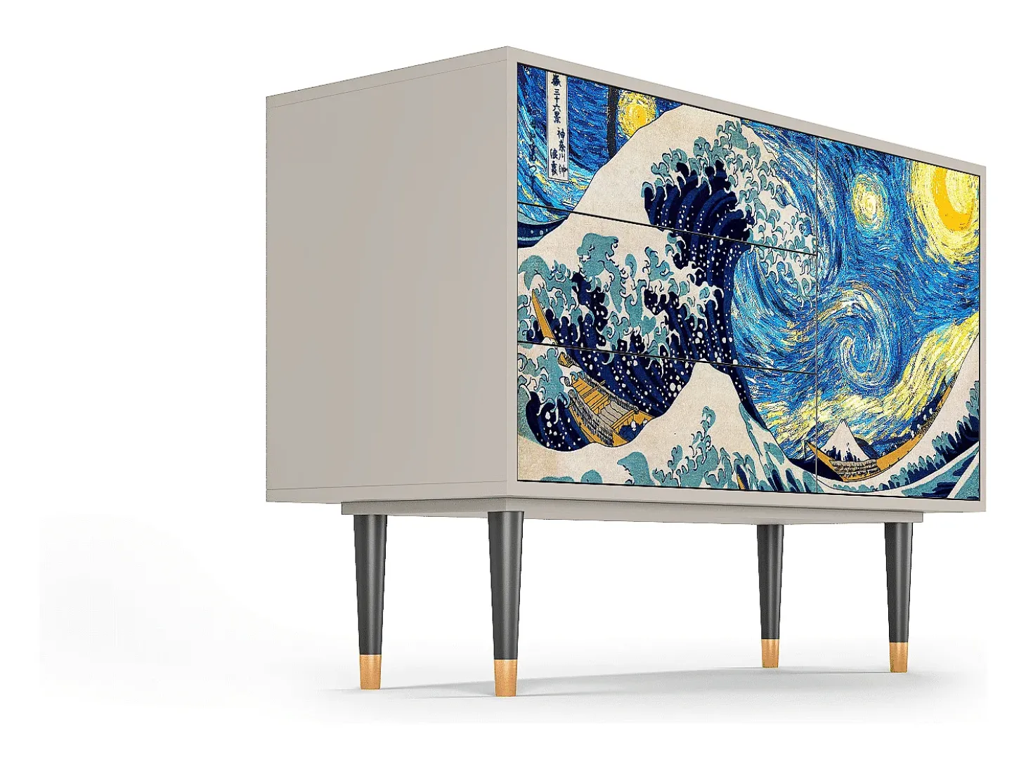 Aparador - 115х84х41 cm - S3 - Great Wave, Arena