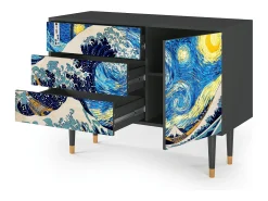 Aparador - 115х84х41 cm - S3 - Great Wave, Antracita