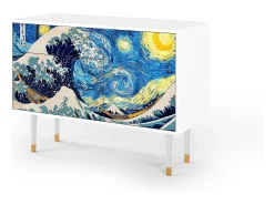 Aparador - 115х84х41 cm - S3 - Great Wave, Blanco