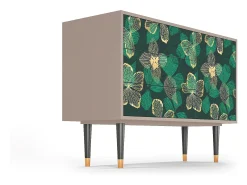 Aparador - 115х84х41 cm - S3 - Green Flower, Latte
