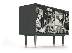 Aparador - 115х84х41 cm - S3 - Guernica by Picasso, Antracita
