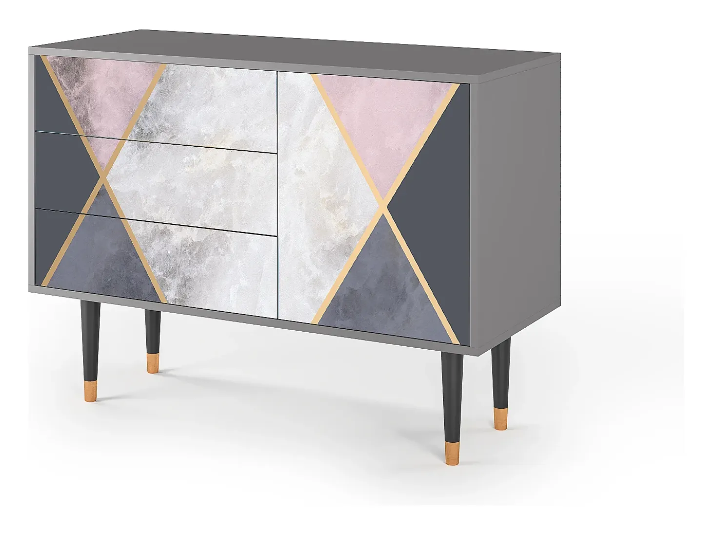 Aparador - 115х84х41 cm - S3 - Ideal Harmony, Gris