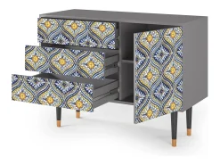 Aparador - 115х84х41 cm - S3 - Illusory Pattern, Gris