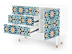 Aparador - 115х84х41 cm - S3 - Kaleidoscope, Blanco