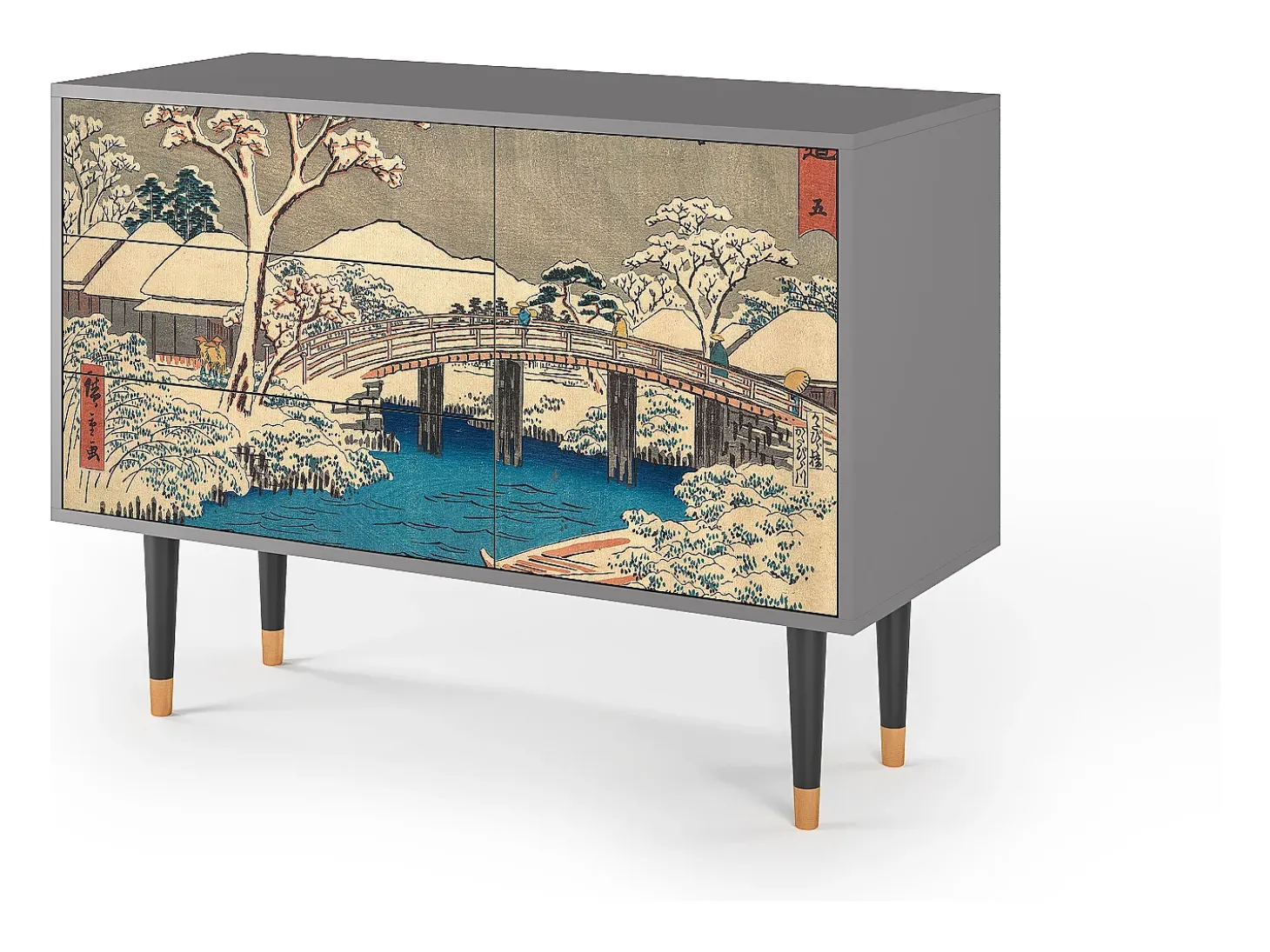 Aparador - 115х84х41 cm - S3 - Katabira River, Gris