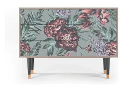 Aparador - 115х84х41 cm - S3 - Light Peonies, Latte