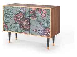 Aparador - 115х84х41 cm - S3 - Light Peonies, Nogal