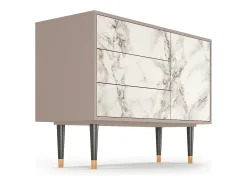 Aparador - 115х84х41 cm - S3 - Milk Marble, Latte