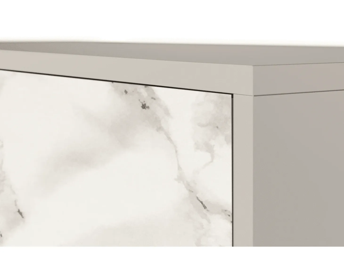 Aparador - 115х84х41 cm - S3 - Milk Marble, Arena