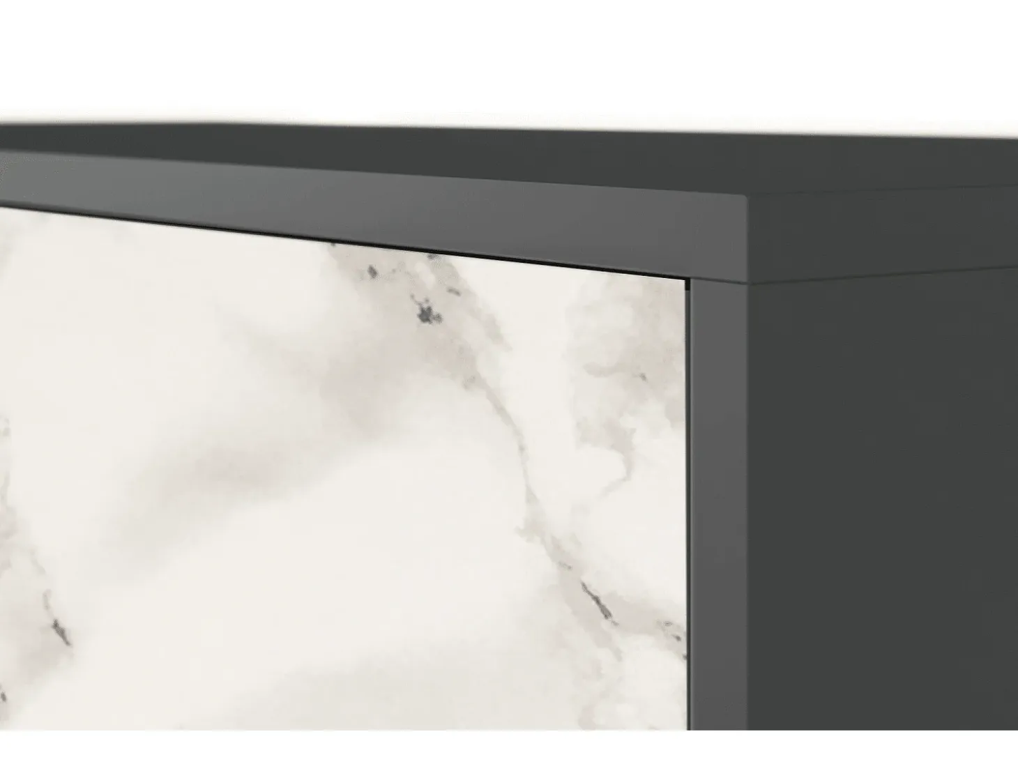 Aparador - 115х84х41 cm - S3 - Milk Marble, Antracita