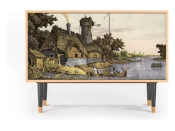 Aparador - 115х84х41 cm - S3 - Mill along a River, Nogal