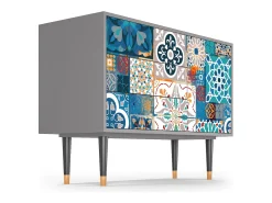 Aparador - 115х84х41 cm - S3 - Moroccan Market, Gris