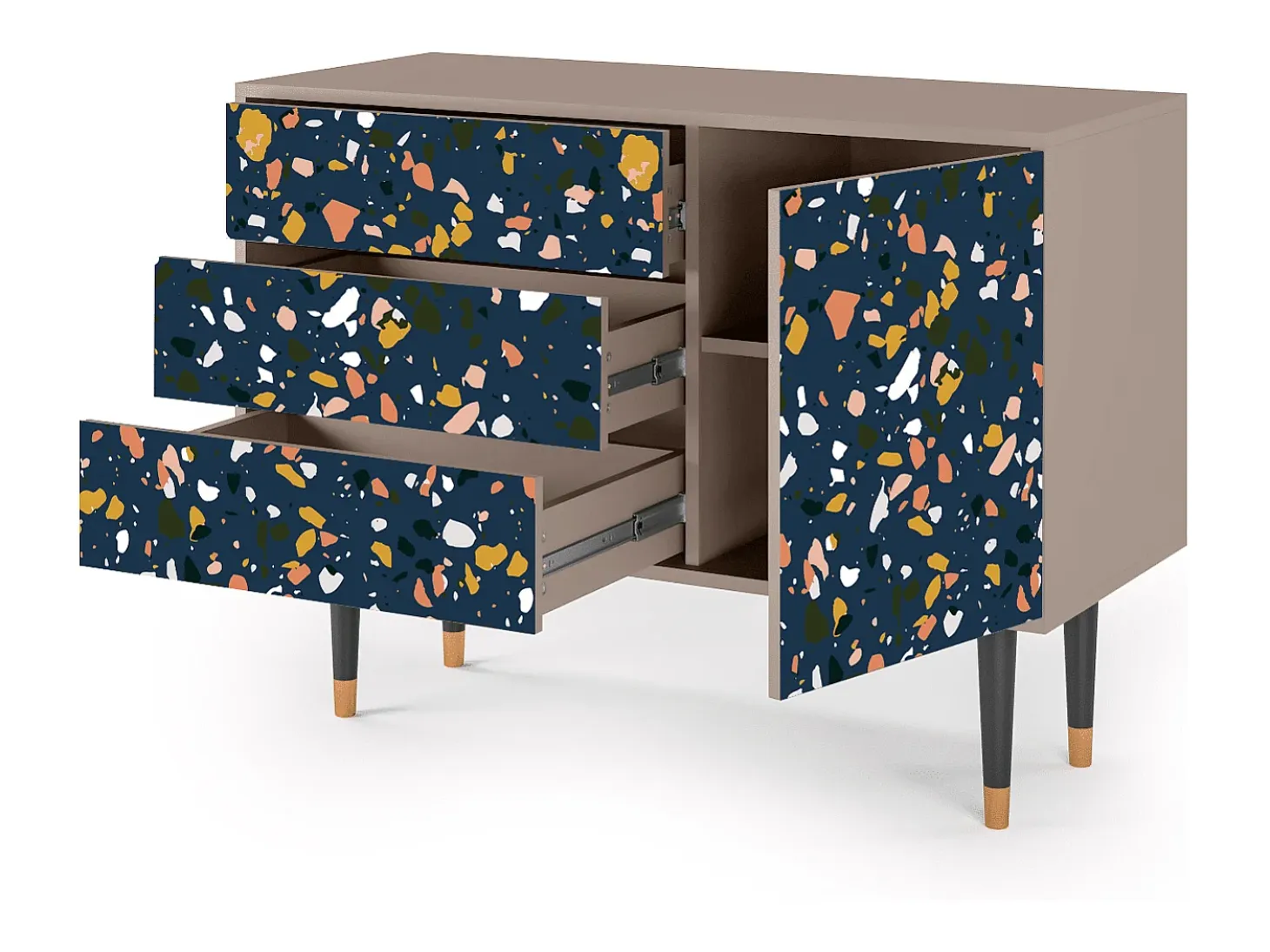 Aparador - 115х84х41 cm - S3 - Night Sky Langhterns, Latte