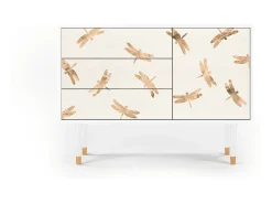 Aparador - 115х84х41 cm - S3 - Nude Dragonflies, Blanco