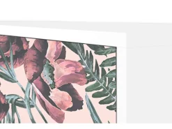Aparador - 115х84х41 cm - S3 - Peach Peonies, Blanco