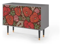 Aparador - 115х84х41 cm - S3 - Poppy Garden, Gris