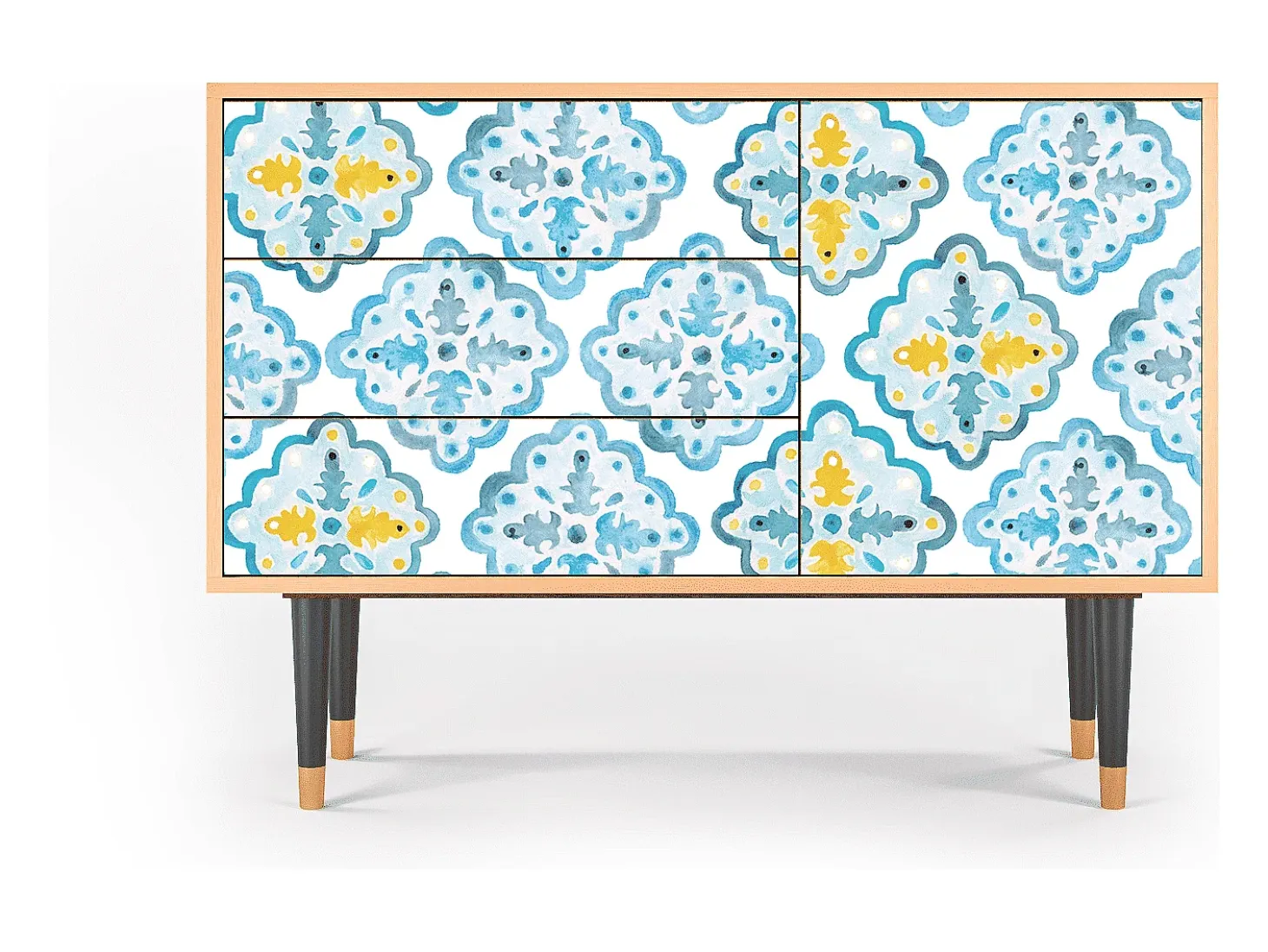 Aparador - 115х84х41 cm - S3 - Portugese tiles, Nogal