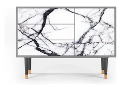 Aparador - 115х84х41 cm - S3 - Raven Marble, Gris