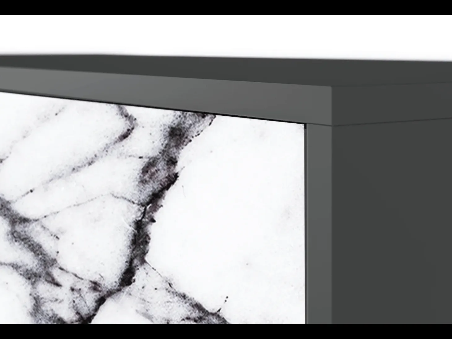 Aparador - 115х84х41 cm - S3 - Raven Marble, Antracita