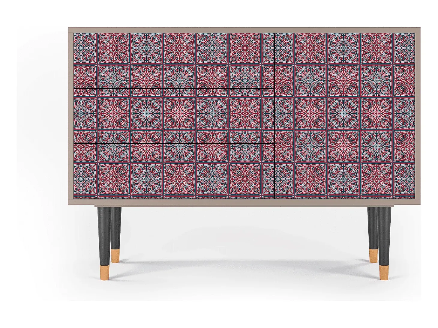Aparador - 115х84х41 cm - S3 - Riviera Mosaic, Latte