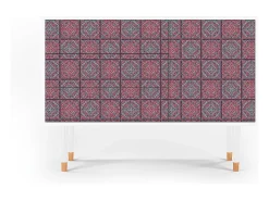 Aparador - 115х84х41 cm - S3 - Riviera Mosaic, Blanco