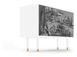 Aparador - 115х84х41 cm - S3 - Saint Martin, Blanco