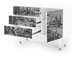 Aparador - 115х84х41 cm - S3 - Saint Martin, Blanco