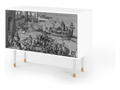 Aparador - 115х84х41 cm - S3 - Saint Martin, Blanco