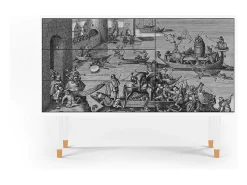 Aparador - 115х84х41 cm - S3 - Saint Martin, Blanco