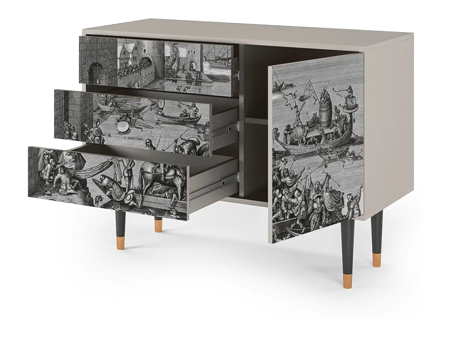 Aparador - 115х84х41 cm - S3 - Saint Martin, Arena