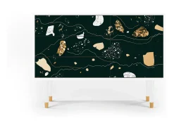 Aparador - 115х84х41 cm - S3 - Space Rocks, Blanco