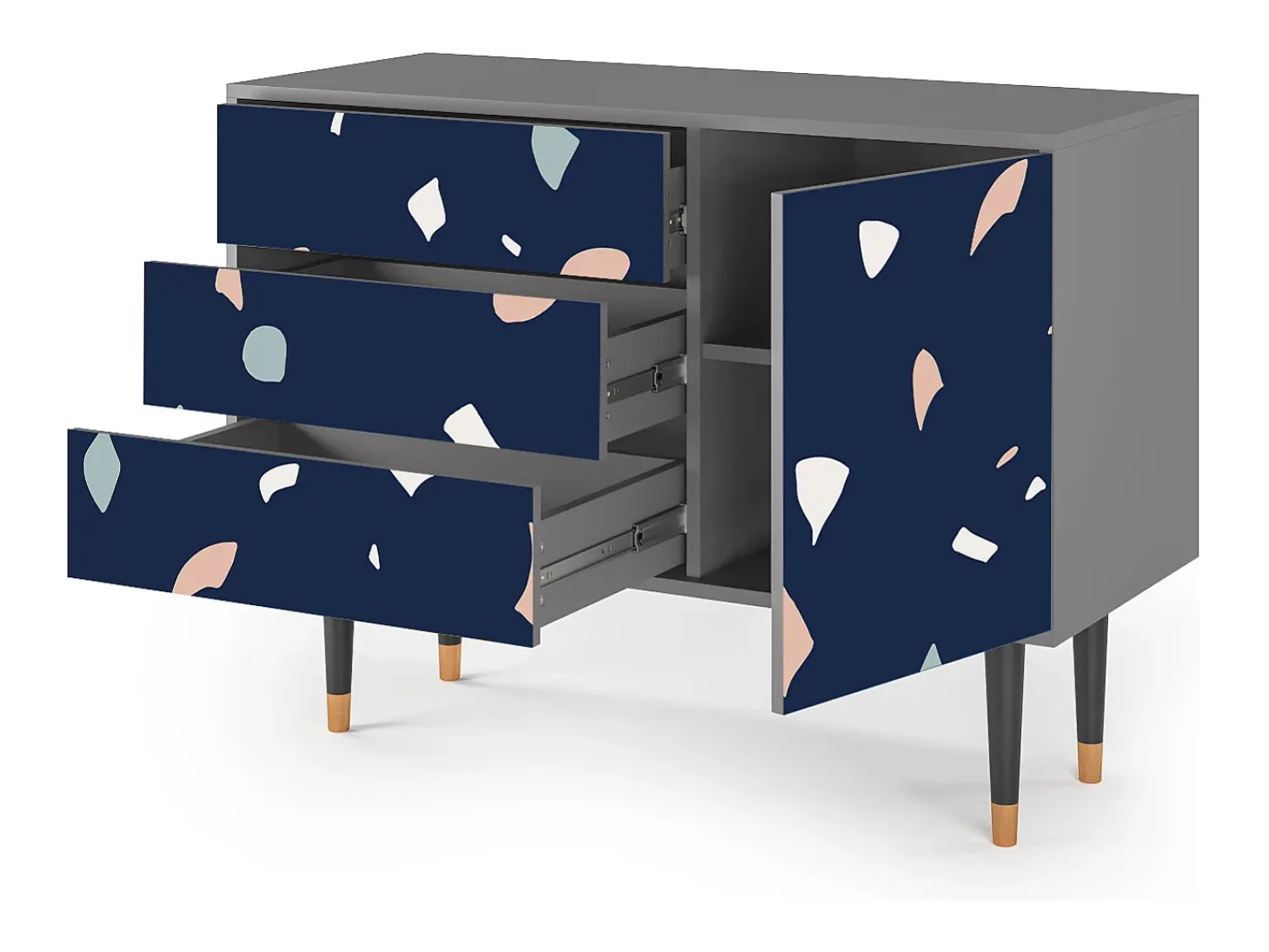 Aparador - 115х84х41 cm - S3 - Space Satellites, Gris