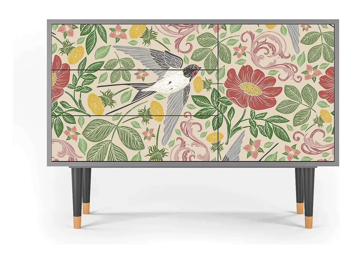 Aparador - 115х84х41 cm - S3 - Spring Swallow, Gris