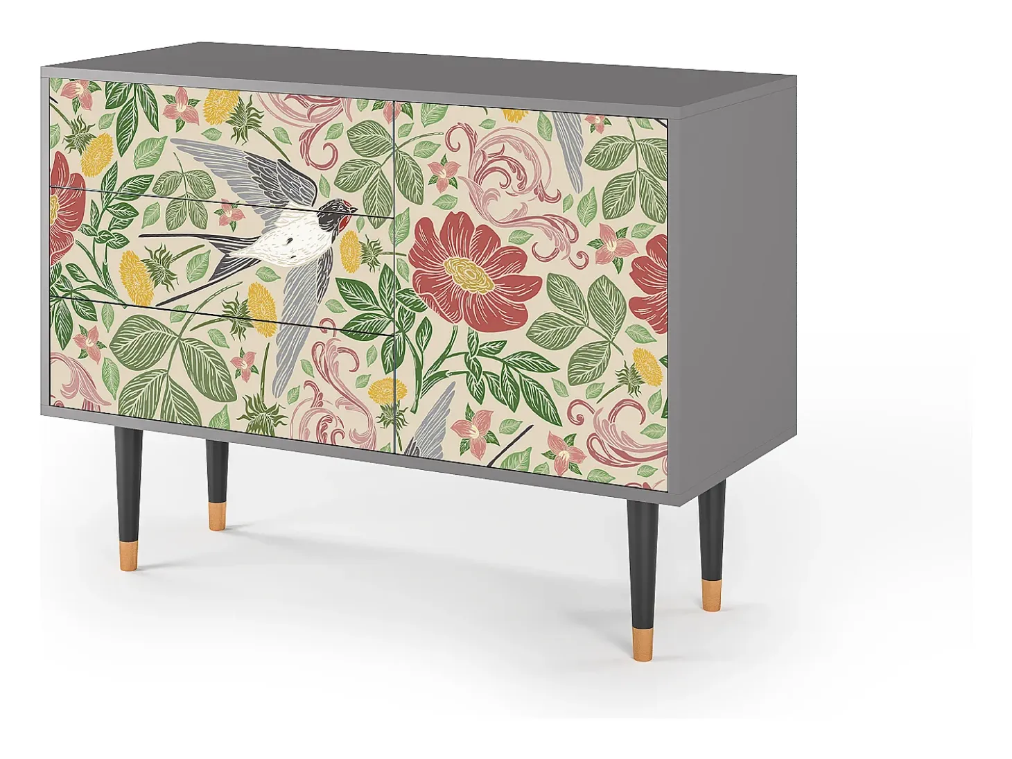 Aparador - 115х84х41 cm - S3 - Spring Swallow, Gris