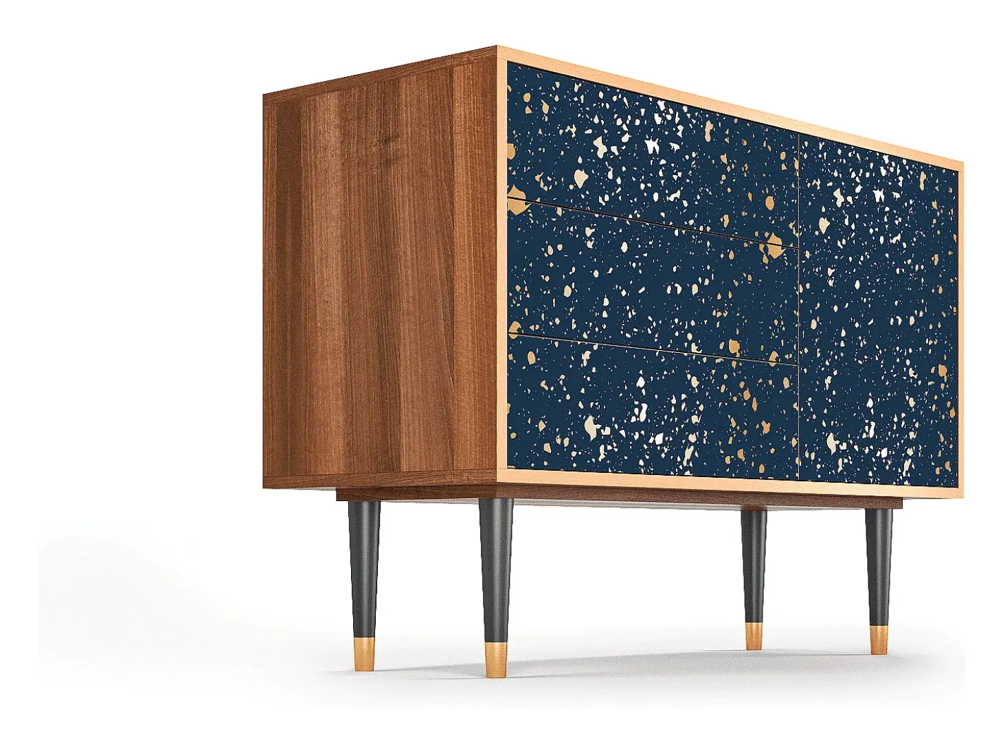 Aparador - 115х84х41 cm - S3 - Starfall, Nogal
