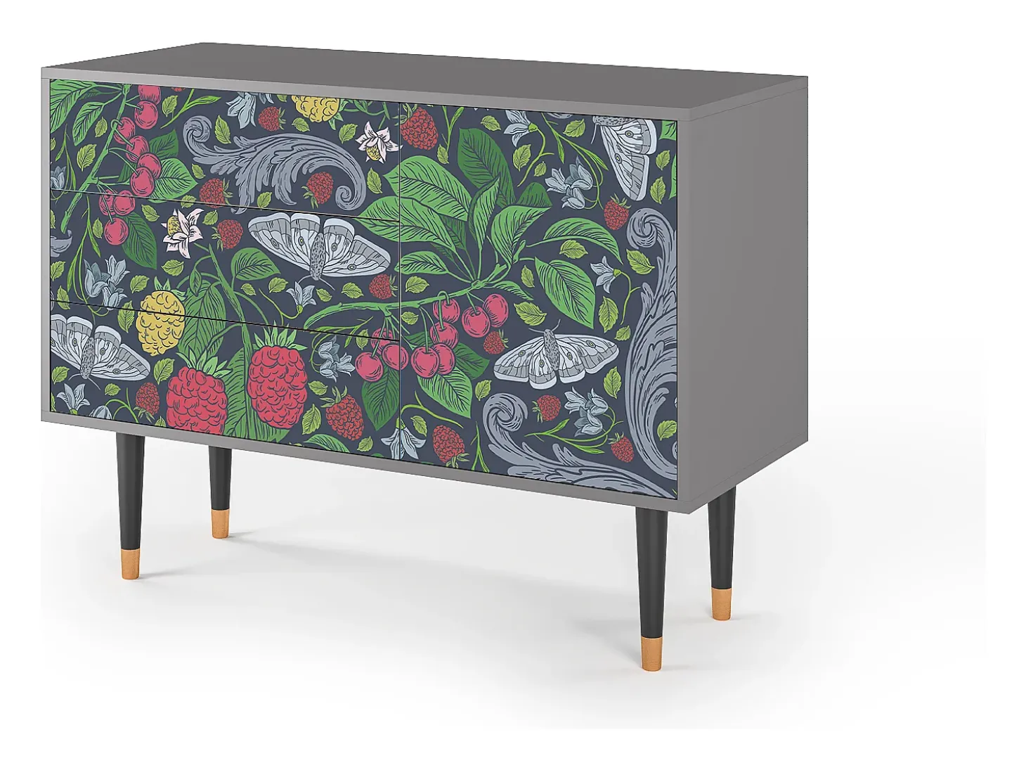 Aparador - 115х84х41 cm - S3 - Summer Berries, Gris