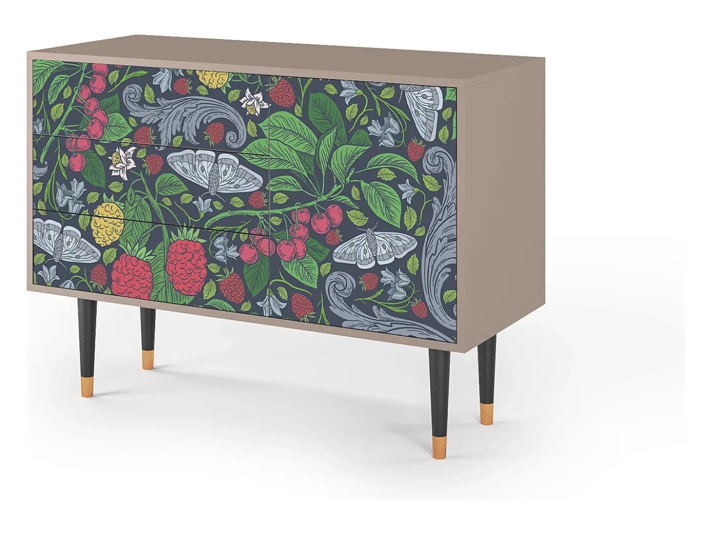Aparador - 115х84х41 cm - S3 - Summer Berries, Latte