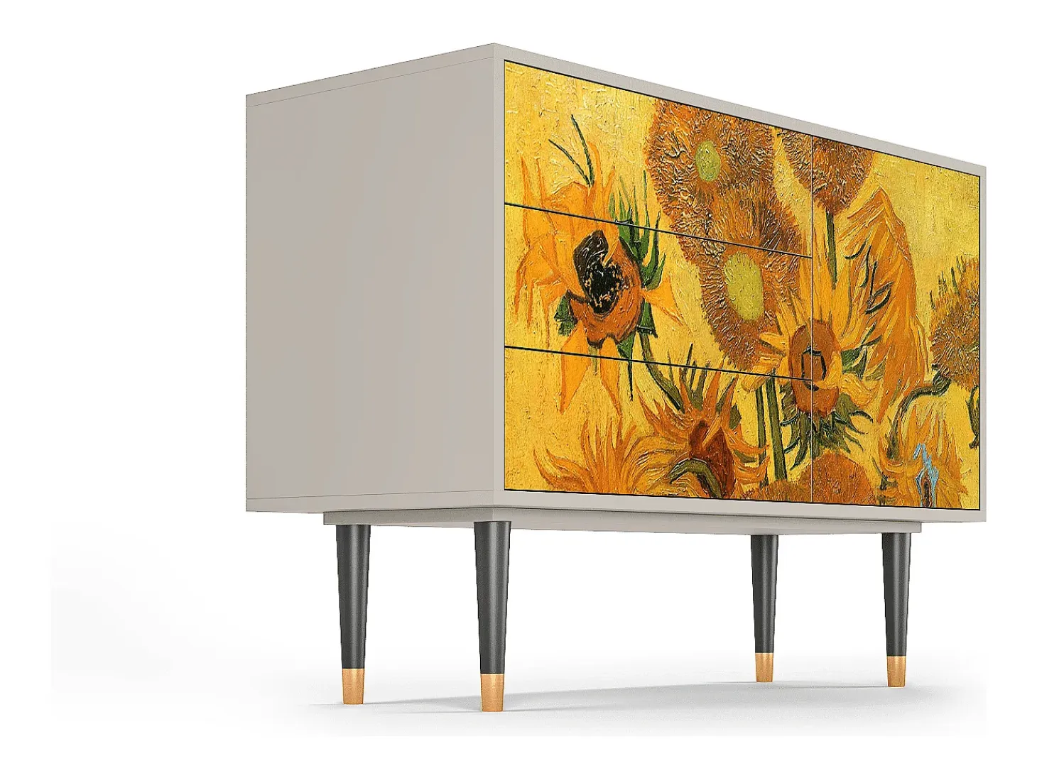 Aparador - 115х84х41 cm - S3 - Sunflowers, Arena