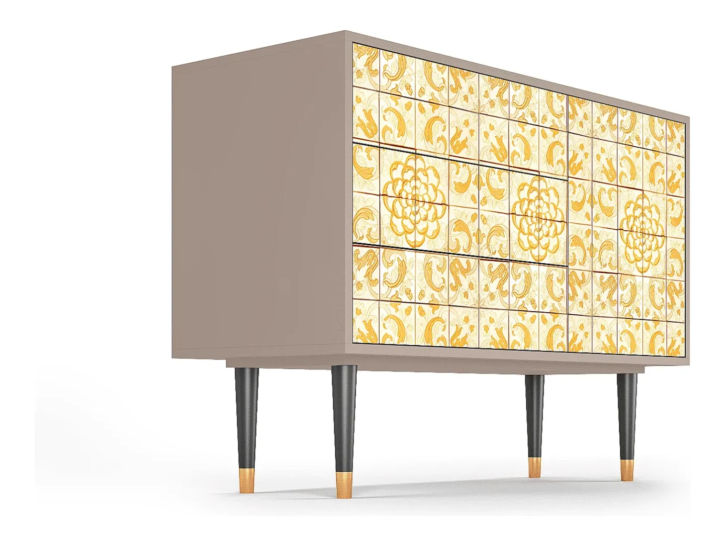 Aparador - 115х84х41 cm - S3 - Sunshiny Tile, Latte