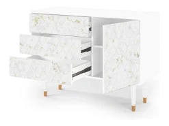 Aparador - 115х84х41 cm - S3 - Sweet Cotton, Blanco