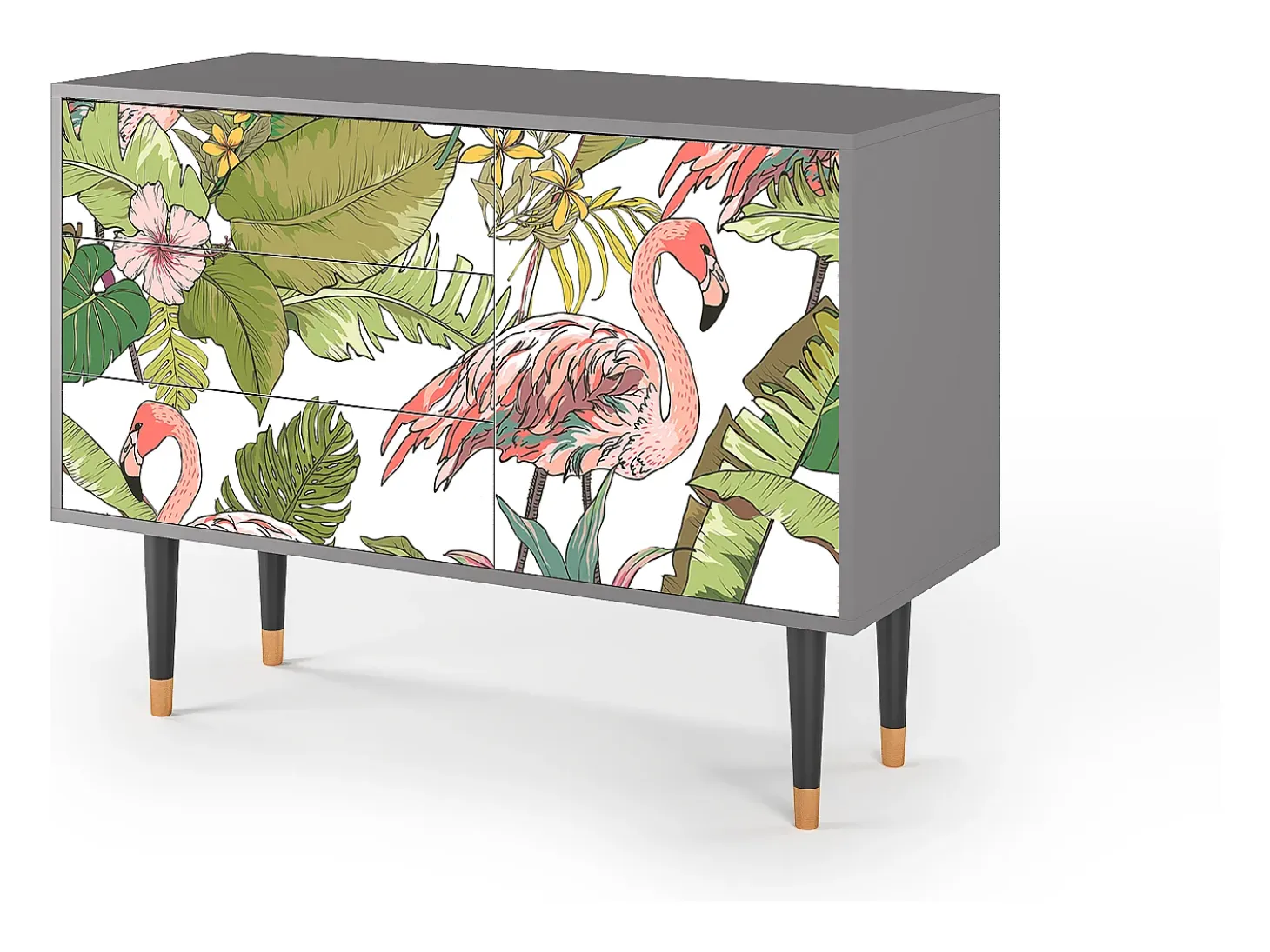 Aparador - 115х84х41 cm - S3 - Sweet Flamingo, Gris